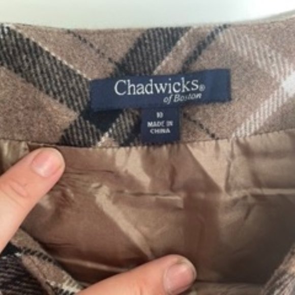 Vintage A-Line Wool Skirt - Picture 2 of 3